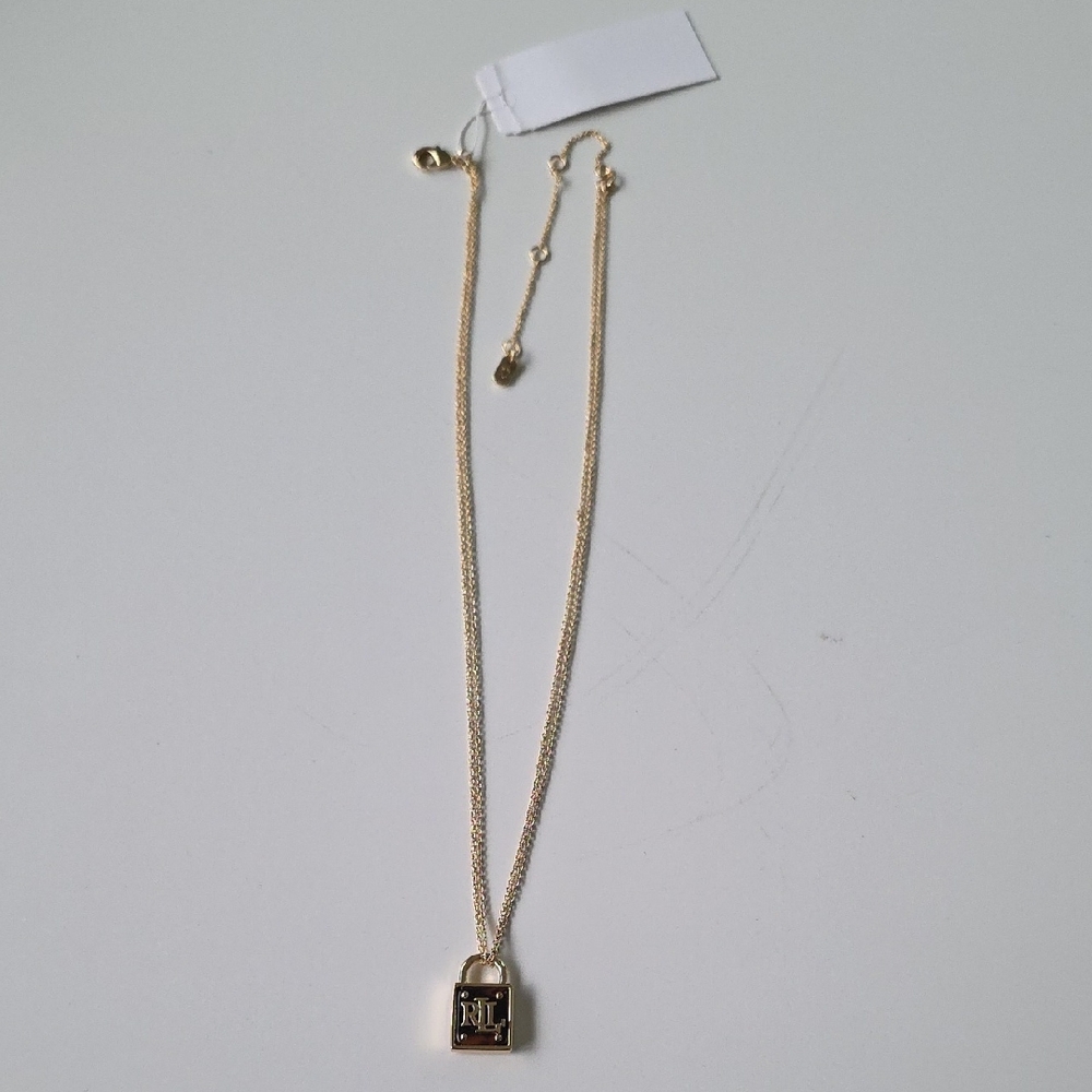 Ralph Lauren Gold Padlock‎ Necklace